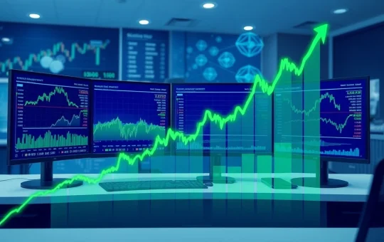 Bitcoin mining stocks show strong performance against mixed market trends with rising charts for Riot and Marathon.