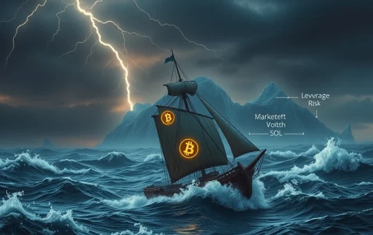 Bitcoin OG navigating a $700M portfolio through volatile cryptocurrency market conditions resulting in significant loss.