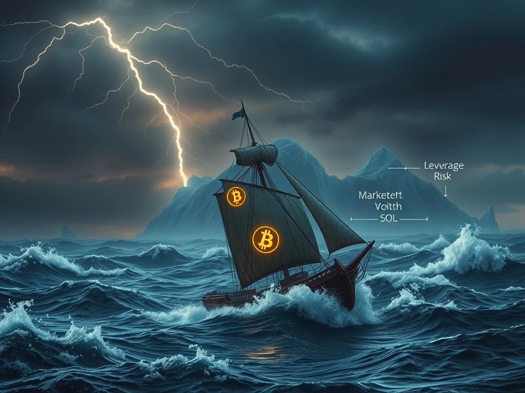 Bitcoin OG navigating a $700M portfolio through volatile cryptocurrency market conditions resulting in significant loss.