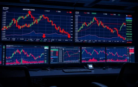 Bitcoin options market analysis showing bearish sentiment as BTC price approaches $80K support level