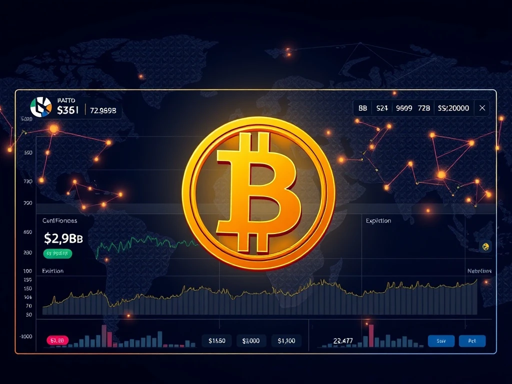 Bitcoin options expiration data showing $1.9 billion in contracts and the $92,000 max pain price level.
