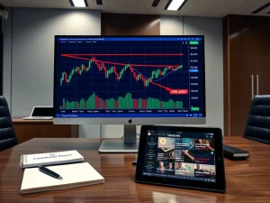 Analyst chart showing Bitcoin price resistance at $98,000, illustrating Compass Point's key caution level for investors.