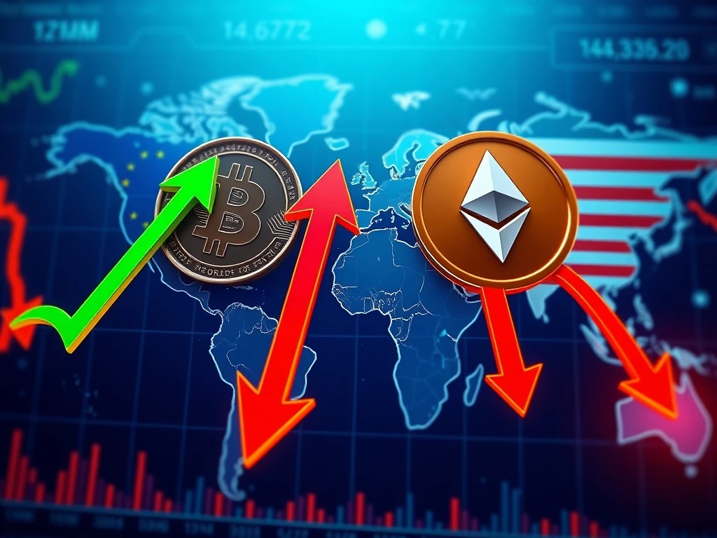 Bitcoin price volatility and crypto fund inflows analysis amid geopolitical trade tensions