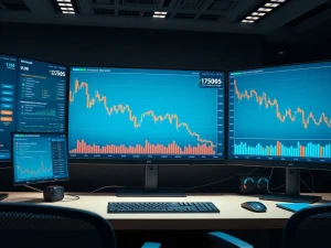 Bitcoin price chart showing decline below $79,000 with market analysis indicators