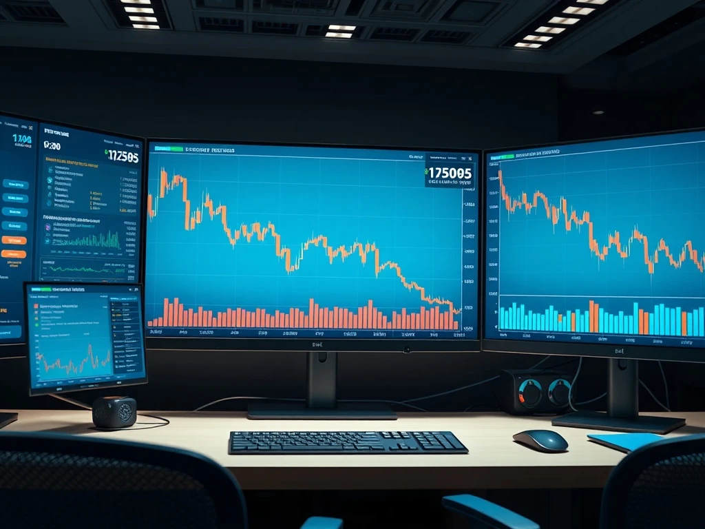 Bitcoin price chart showing decline below $79,000 with market analysis indicators