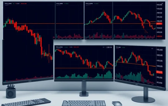 Bitcoin price chart showing decline below $81,000 support level with market analysis indicators