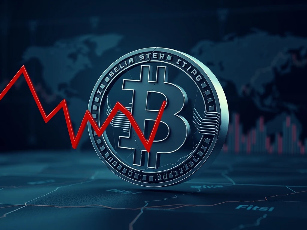 Bitcoin price drops below $87,000 as cryptocurrency market experiences volatility