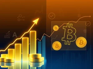 Analysis of Bitcoin price consolidation versus gold's record high as safe haven assets diverge in 2025.