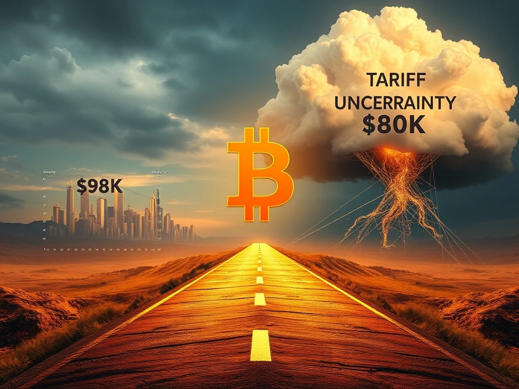 Bitcoin at crossroads between bull market and tariff-driven volatility with key $80K and $98K price levels