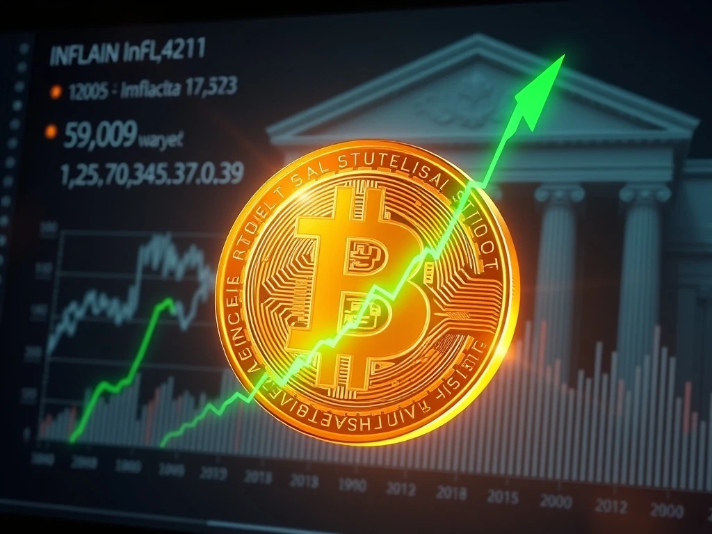 Bitcoin price analysis chart showing surge to $97,000 against PPI inflation data backdrop