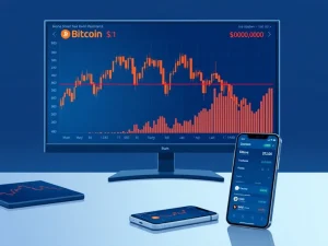 Bitcoin price prediction chart analysis showing resistance at $100,000 based on market data.