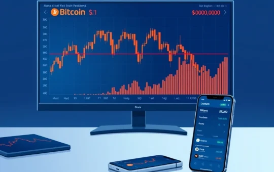 Bitcoin price prediction chart analysis showing resistance at $100,000 based on market data.