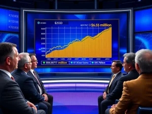 Bitcoin price prediction analysis showing potential growth to $6.5 million with institutional adoption