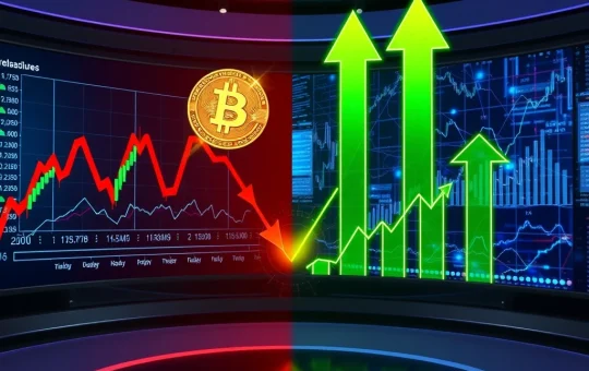 Bitcoin price prediction analysis showing BTC volatility versus DeepSnitch AI presale success