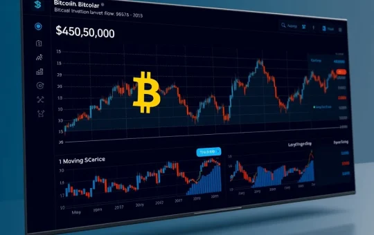 Bitcoin price prediction analysis showing key support levels and institutional ETF inflow data for cryptocurrency traders