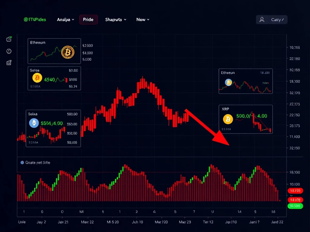 Bitcoin price prediction analysis showing critical support levels and bearish market trends for January 2025
