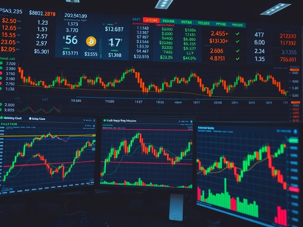 Bitcoin price prediction analysis showing key resistance at $90,500 with altcoin technical charts