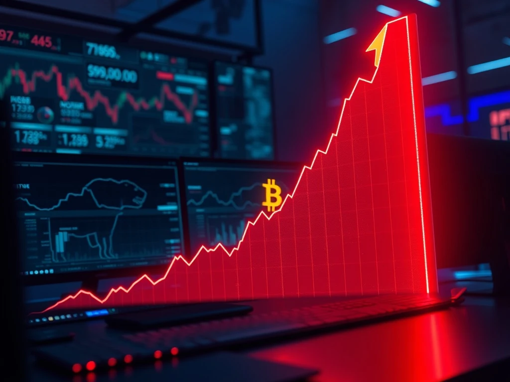 Bitcoin price analysis showing strong resistance at $98,000 level with bearish market pressure.