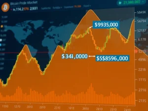 Bitcoin price chart analysis showing critical $94,000 support level test during market correction