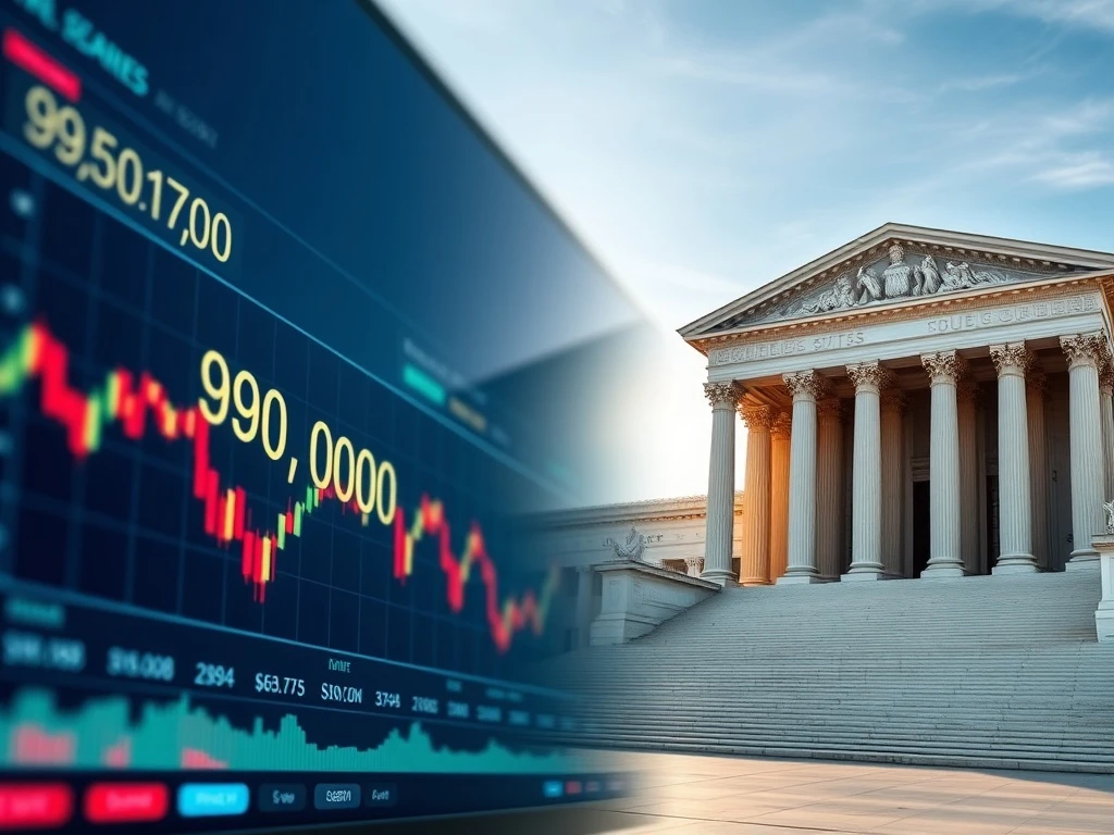 Bitcoin price stability at $90K ahead of US Supreme Court tariff decision impacting crypto markets.