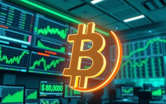 Bitcoin price surges above $89,000 milestone on major cryptocurrency exchange