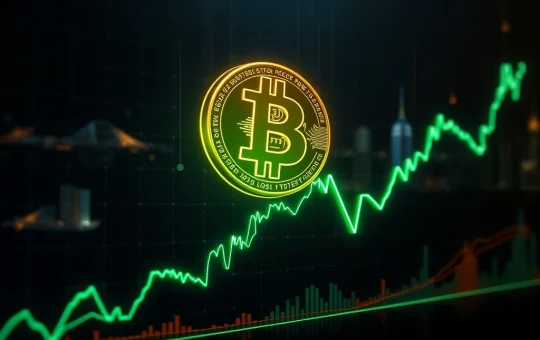 Bitcoin price surges past $78,000 milestone on a financial chart analysis