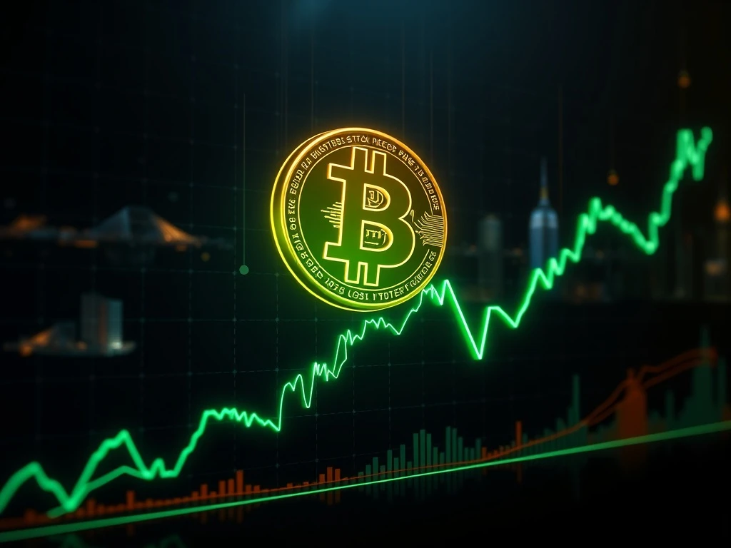 Bitcoin price surges past $78,000 milestone on a financial chart analysis