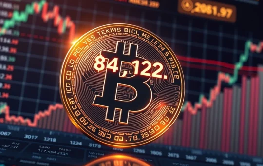 Bitcoin price reaches a new milestone above $84,000 on major exchanges.