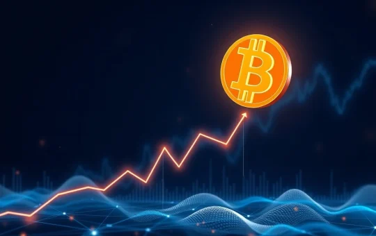 Bitcoin price surges above $96,000 on major cryptocurrency exchanges.