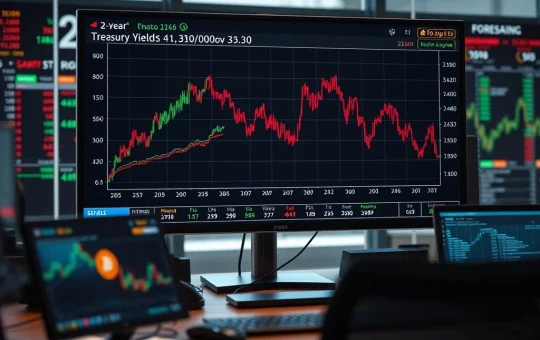 US Treasury yield spread chart showing widening gap threatening Bitcoin price as risk asset