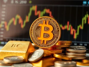 Bitcoin as a risk-off asset compared to gold and silver in financial markets