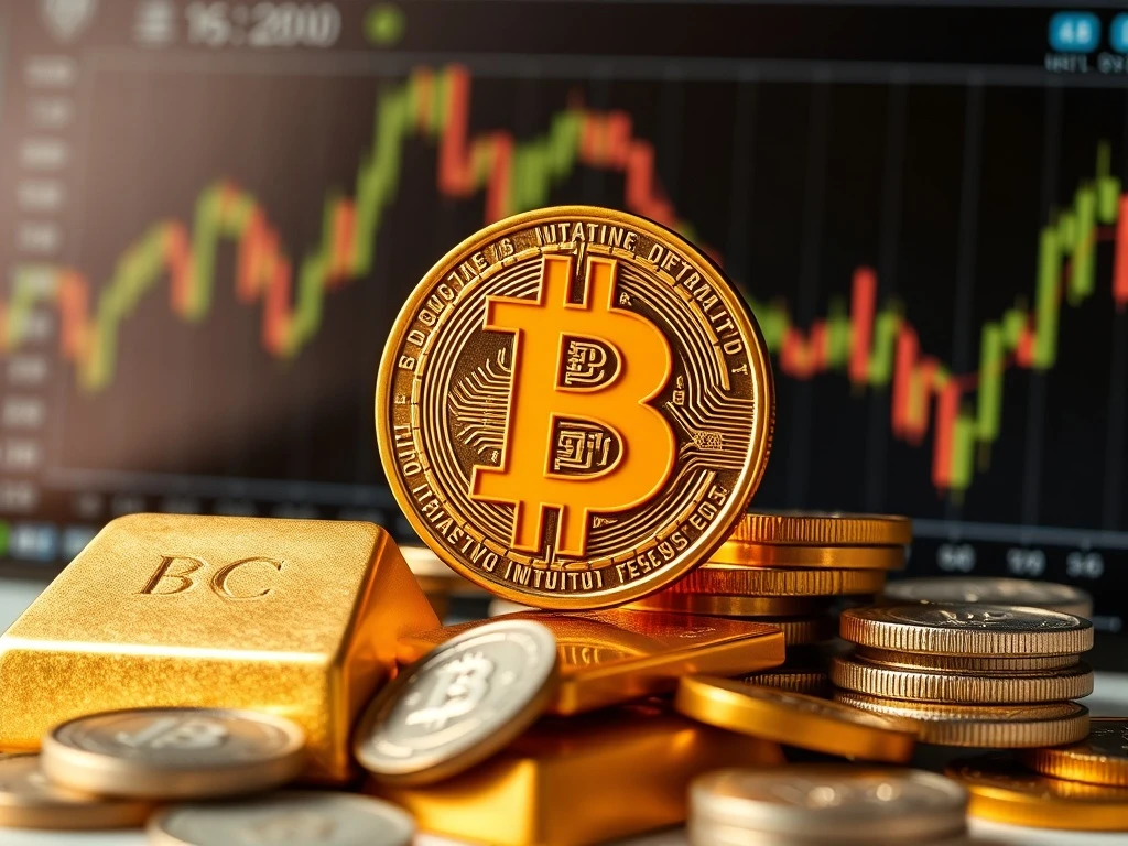 Bitcoin as a risk-off asset compared to gold and silver in financial markets