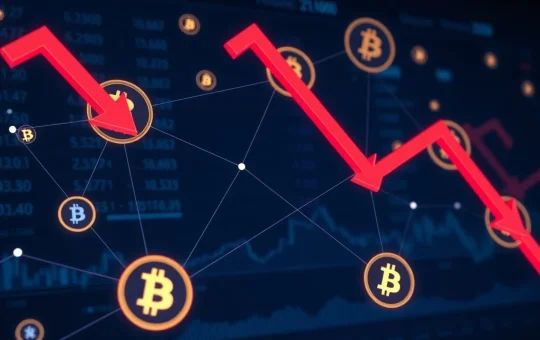 Bitcoin sell-off triggers altcoin market cap decline across cryptocurrency sector