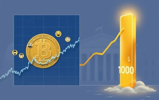 Bitcoin sentiment analysis contrasting with gold's rally during Federal Reserve policy uncertainty