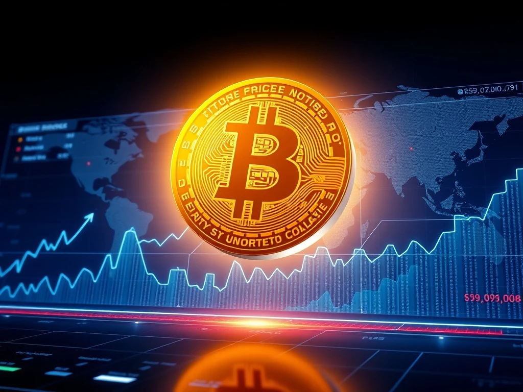 Bitcoin price surges past $93,000 milestone on global cryptocurrency markets.