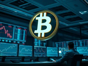 Analysis of Bitcoin price stalling as institutional investor demand weakens in uncertain market.