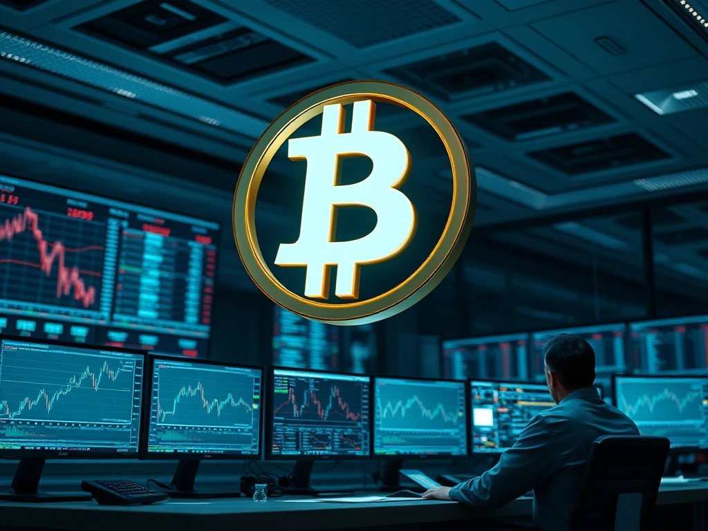 Analysis of Bitcoin price stalling as institutional investor demand weakens in uncertain market.