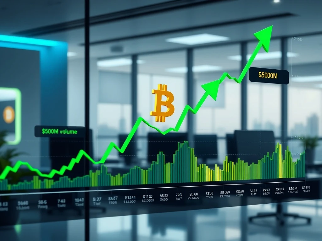 Bitcoin price surge analysis showing Binance derivatives trading volume data and market signals