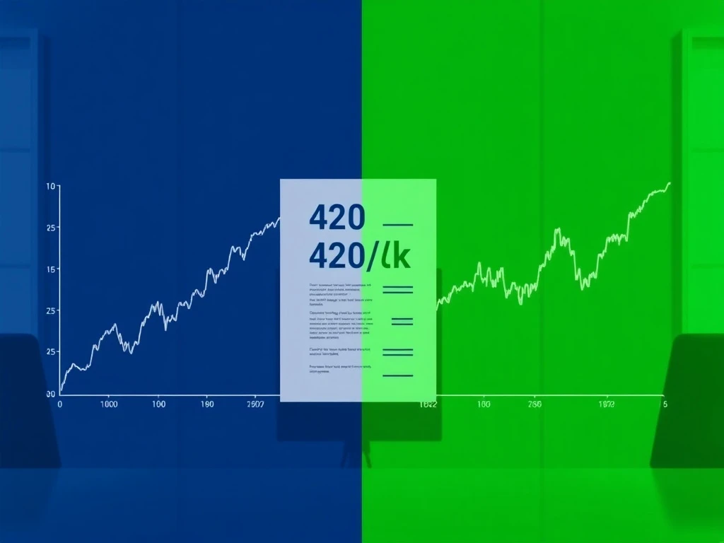 Bitcoin volatility compared to NVIDIA stock in the context of 401(k) retirement plan debates.
