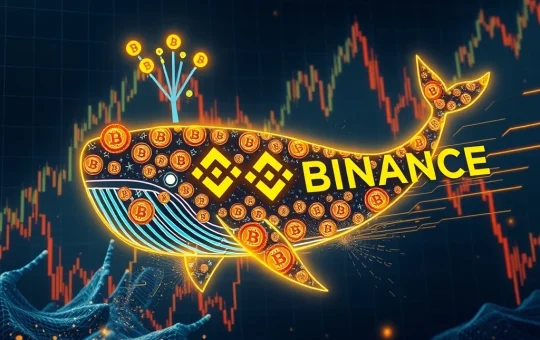 Analysis of Bitcoin whale deposits to Binance reaching a 14-month high and potential market volatility impact.