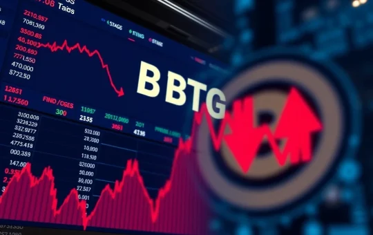 BitGo IPO stock performance chart showing volatility and decline below offer price in 2025 crypto market
