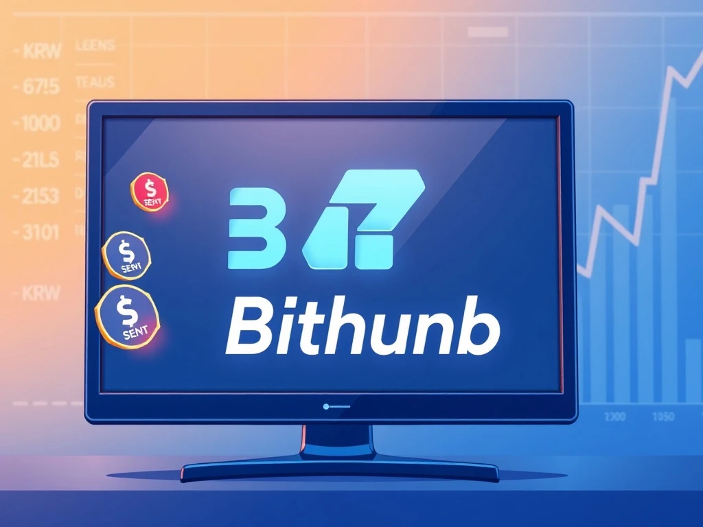Bithumb exchange listing SENT and ELSA tokens for South Korean Won trading, expanding market access.