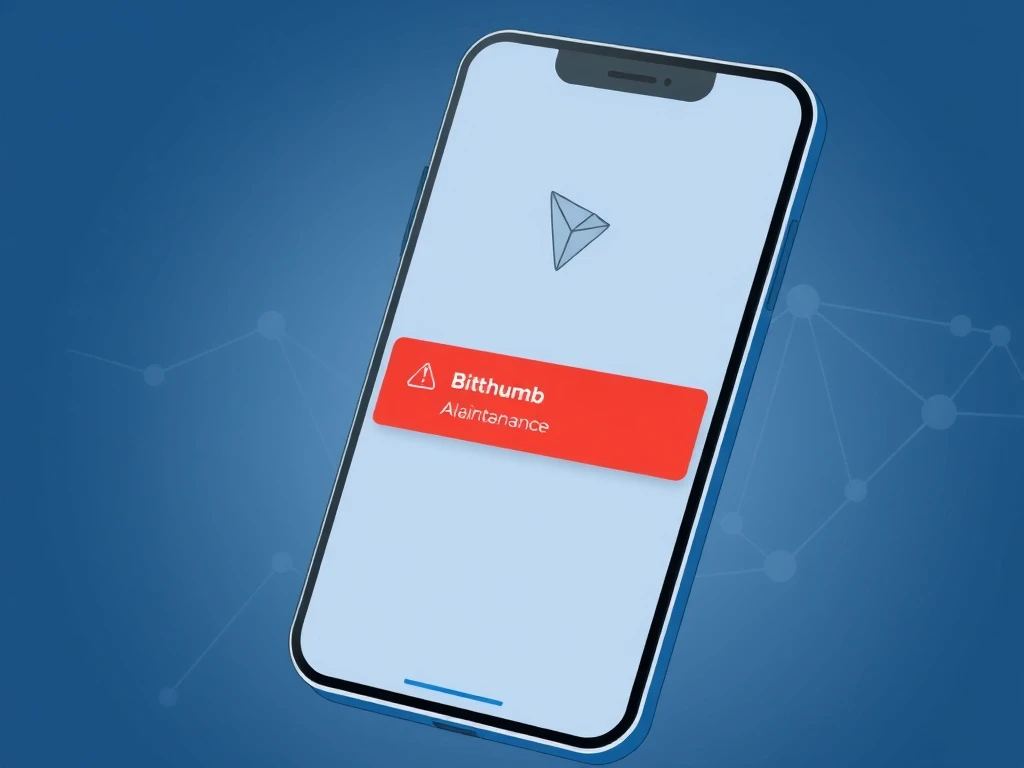 Bithumb exchange halts USDT withdrawals on the Tron network for essential system maintenance.