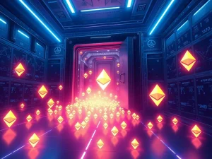 Visualization of a massive $5.65 billion Ethereum staking operation by a Bitmine-linked crypto address.