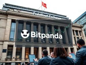 Bitpanda IPO listing on the Frankfurt Stock Exchange, a key event for cryptocurrency and European fintech.