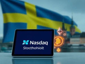 Bitwise lists Bitcoin, Ethereum, and Solana ETPs on the Nasdaq Stockholm exchange for Swedish investors.