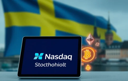 Bitwise lists Bitcoin, Ethereum, and Solana ETPs on the Nasdaq Stockholm exchange for Swedish investors.