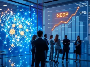 Blockchain technology driving global GDP growth through capital turnover and asset tokenization according to Citizens Bank analysis
