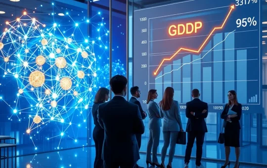 Blockchain technology driving global GDP growth through capital turnover and asset tokenization according to Citizens Bank analysis