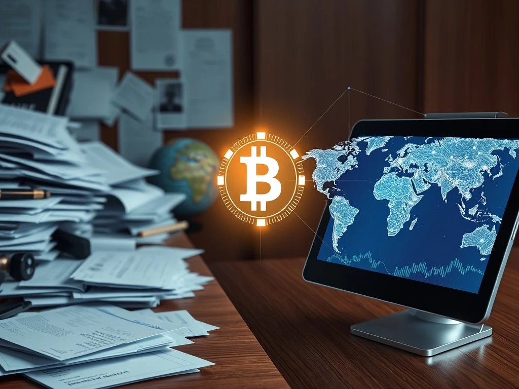 Blockchain technology revolutionizing global trade finance by digitizing paper processes and unlocking liquidity.